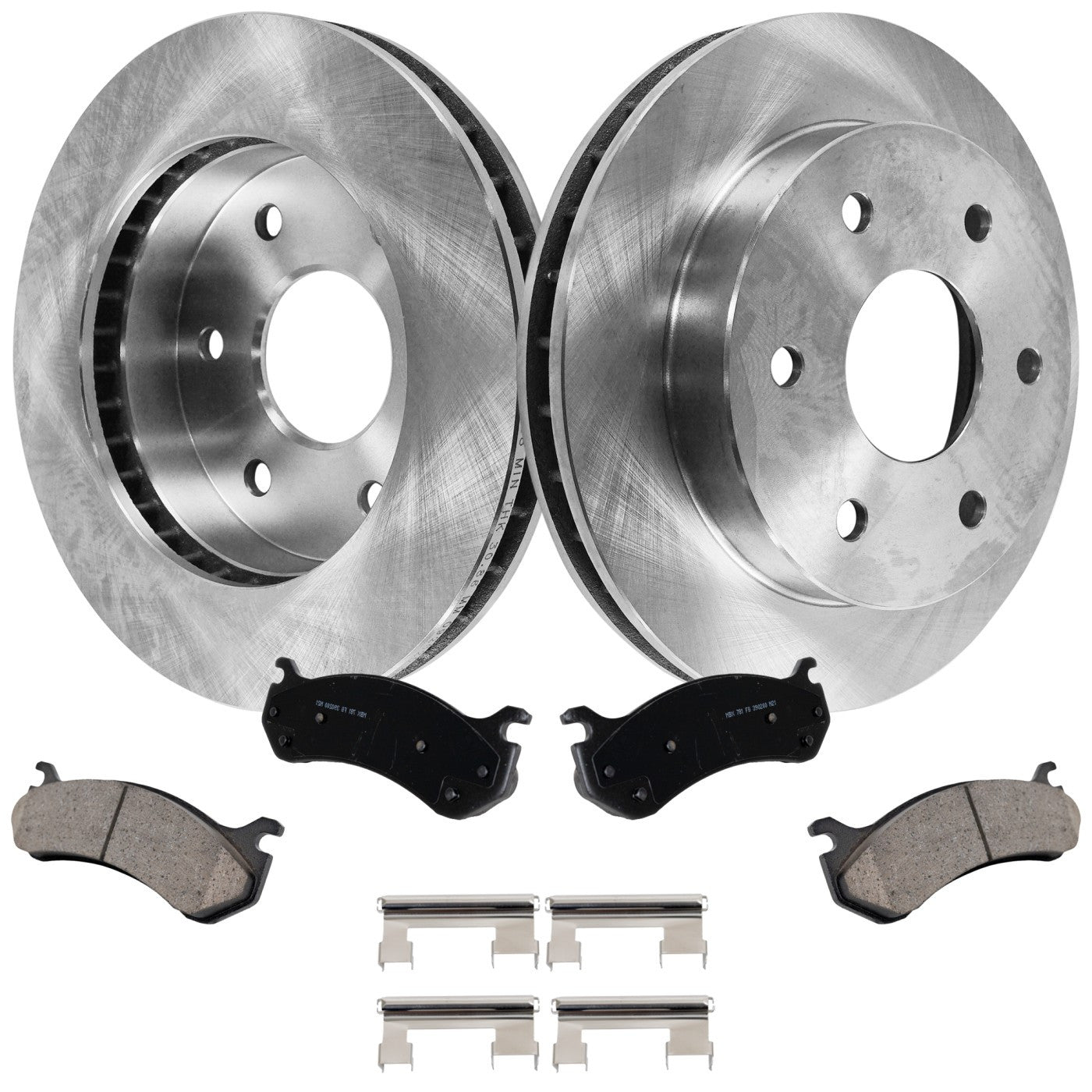 Brake Disc and Pad Kit for Chevrolet Tahoe (2000) Front Ceramic Pads