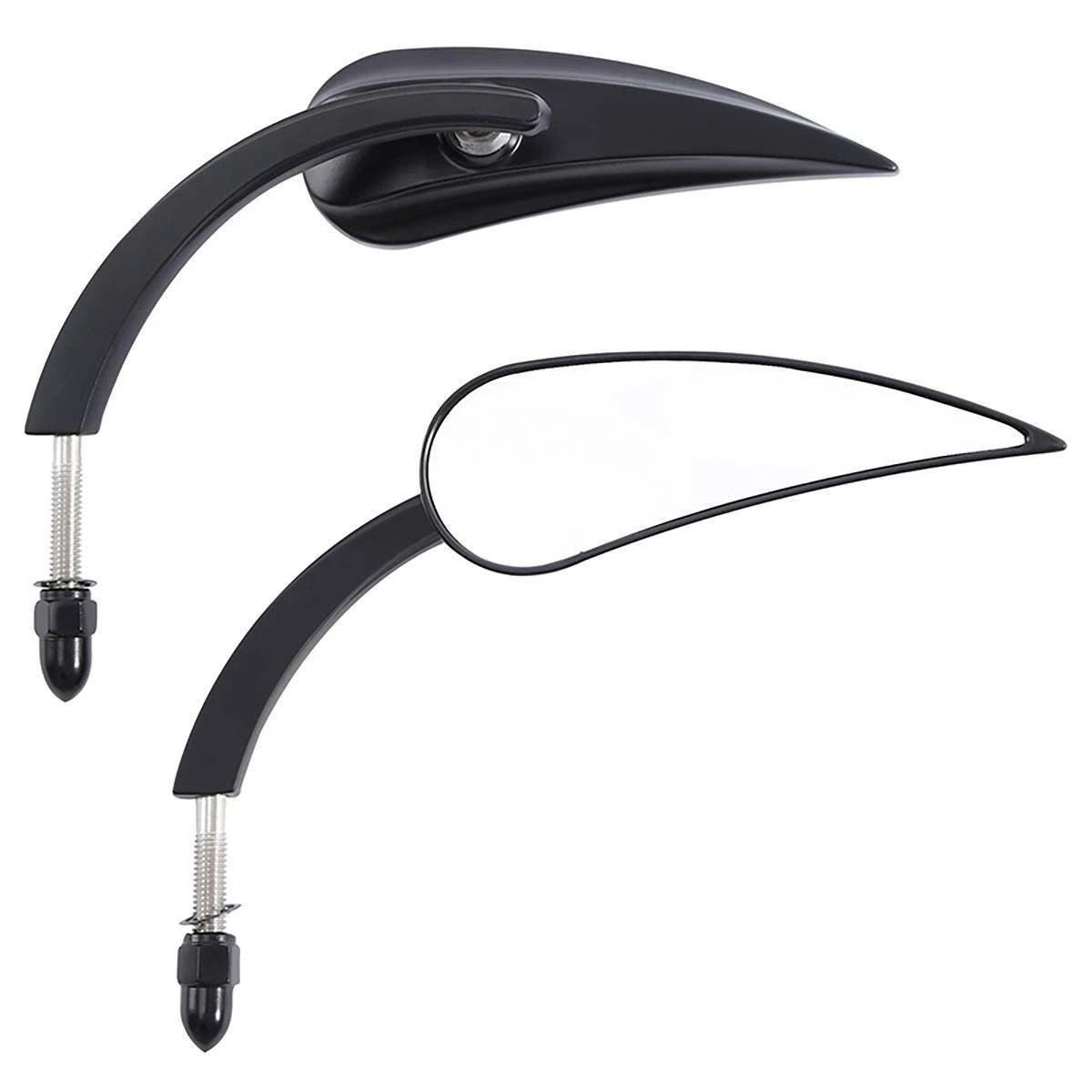 Universal 8mm Rear View Mirrors for Harley Touring Sportster Softail (2000–2023)