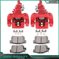 Rear Brake Calipers and Ceramic Pads for Acura TSX (2004–2008) Honda Accord (2003–2007)