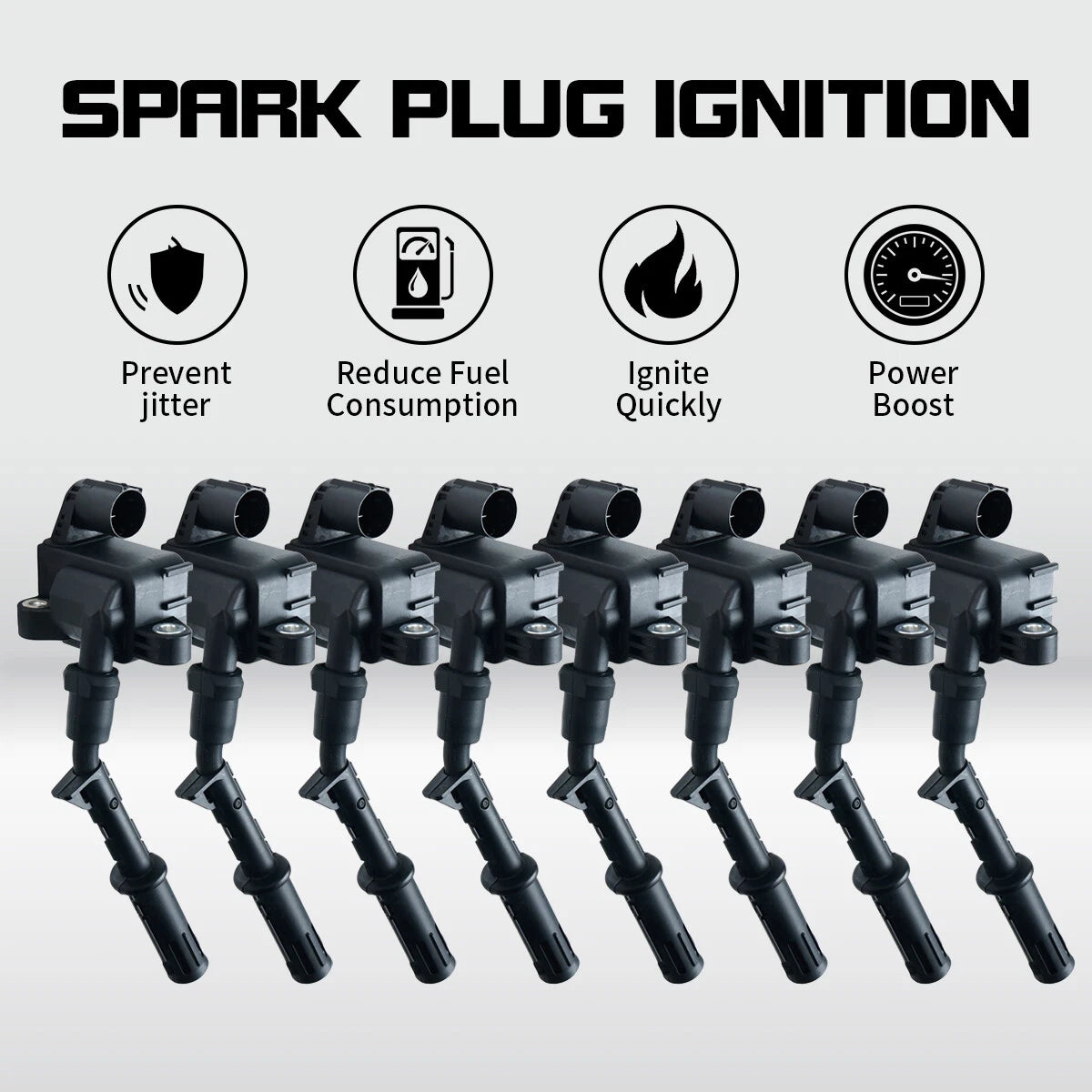 8PCS Ignition Coil for Mercedes-Benz CLS550 E550 S550 (2012–2017)