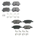 Set of 4 Akebono ProACT Ceramic Brake Pads for Malibu G5 G6 Aura (2004–2012)