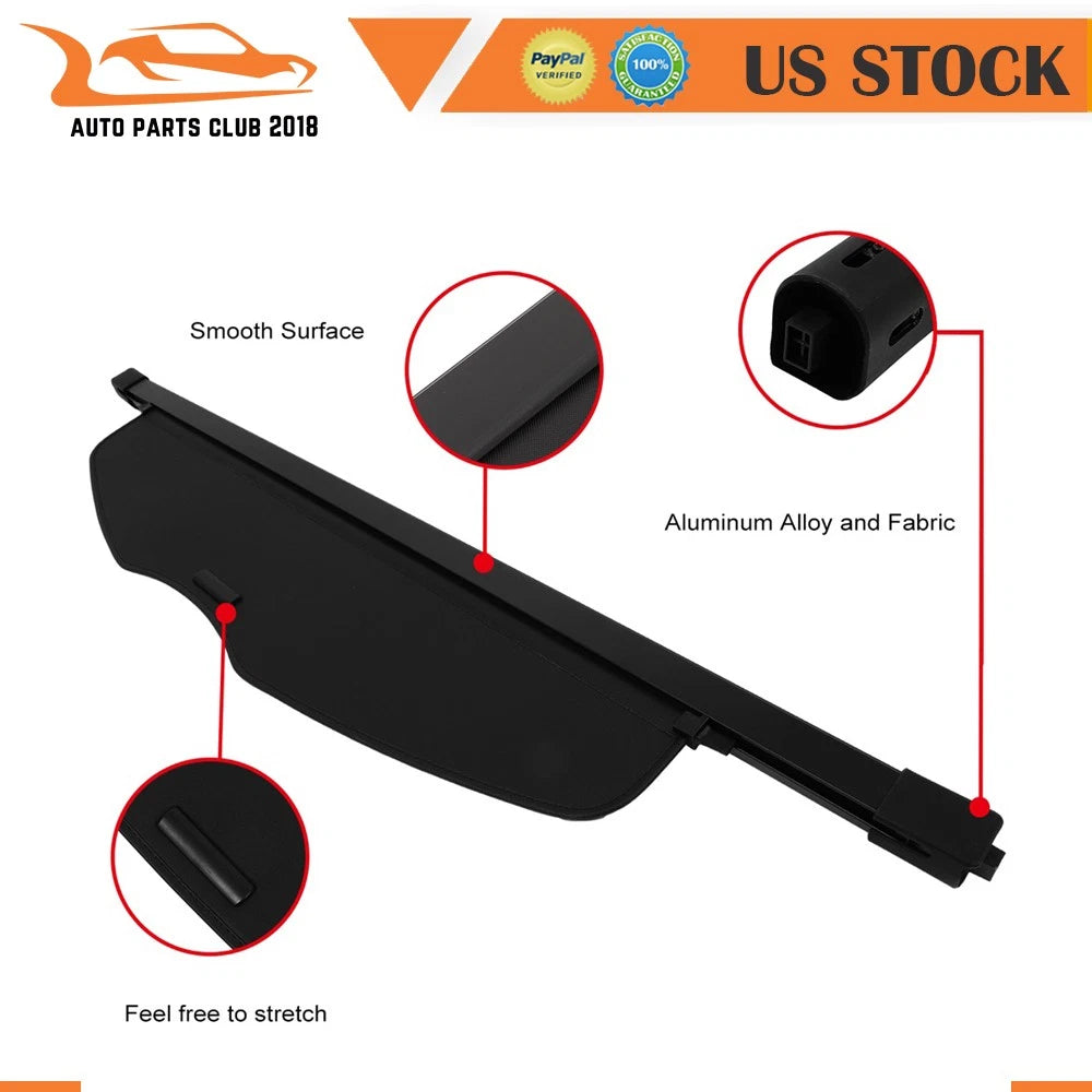 Trunk Cargo Cover Shield for Acura MDX (2007–2013)
