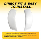 2X Cab Corner Molding Roof White for Ford Super Duty (1999–2007)