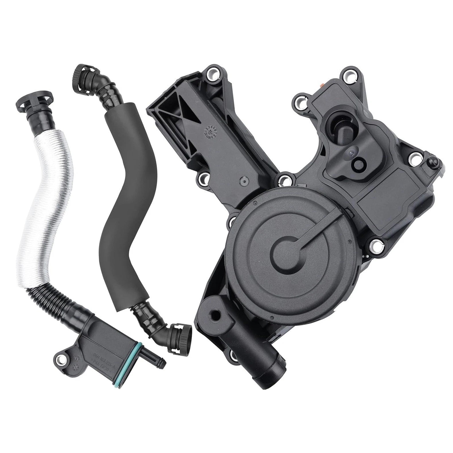 3-Piece PCV Valve Crankcase Vent Oil Separator Hose for Audi VW (2006–2015)
