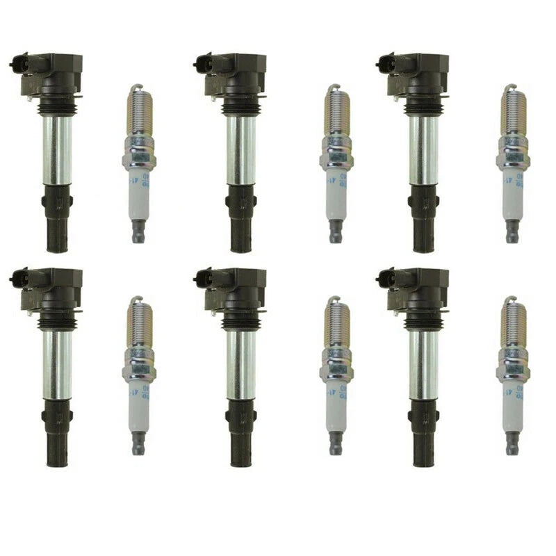 6X Ignition Coils & Spark Plugs for Cadillac Buick Saab 9-3 (2003–2011) UF375