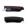 Black LED Wing Side Mirror Blinker Turn Signal Lights for Chrysler 300 (2011–2023)