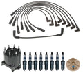 ACDelco Ignition Kit Set for GMC Chevrolet (Distributor, Rotor, Cap, Wires, Plugs)