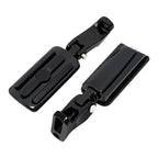 Black Rear Passenger Footpeg Pegs for Harley Street Glide (1993–2025)