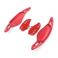 Aluminum Red Steering Wheel Paddle Shifter Extension for BMW 5 7 Series X3 X4 X5 (2010–2023)