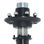 7k Trailer Axle for 8 Lug Vehicles (75" Hub Face, 58" Spring Center)
