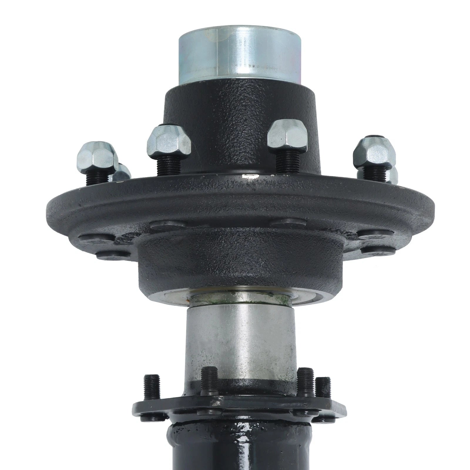 7k Trailer Axle for 8 Lug Vehicles (75" Hub Face, 58" Spring Center)