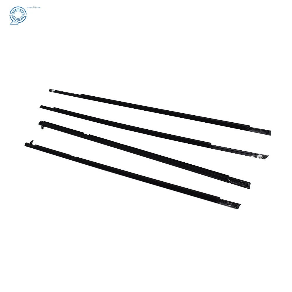 Set of 4 Chrome Outside Window Moulding Weatherstrip Trim for Accord (2003–2007)
