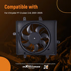 Radiator Cooling Fan Assembly for Chrysler PT Cruiser (2001–2005) 620-022 5017407AA