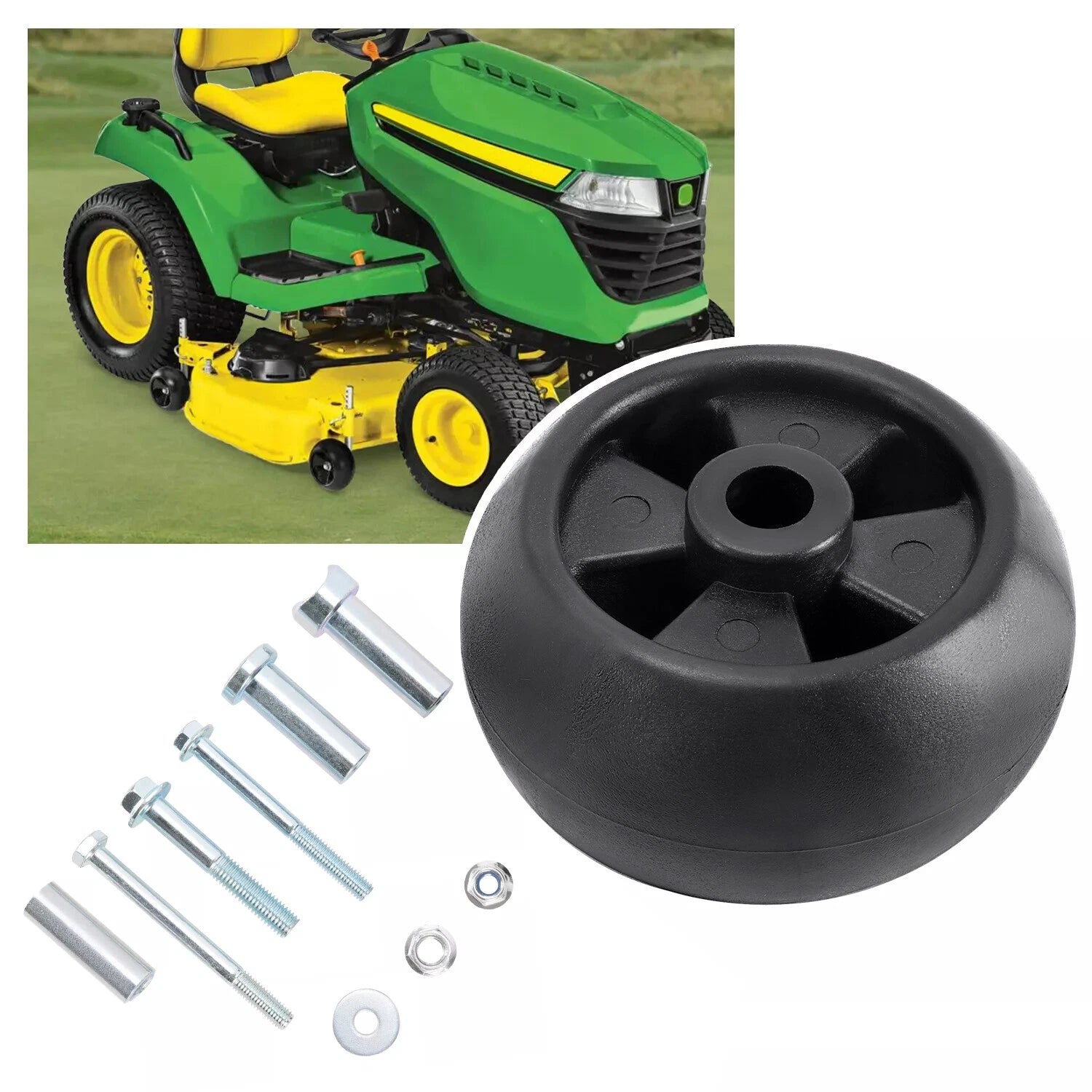 Deck Wheel Kit for John Deere Mower GT242 GT262 GT275 (1990–2005)