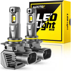 9012 HIR2 LED Headlight Bulb for High Low Beam (240W 44000LM 6500K)