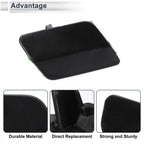 Front Right Side Bumper Headlight Washer Nozzle Cover Cap for BMW 335i GT Black