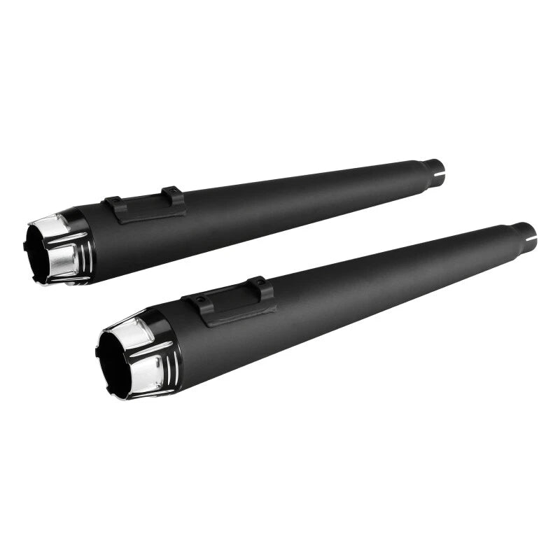 4" Slip-On Megaphone Mufflers for Harley Touring Road Glide (1995–2016)