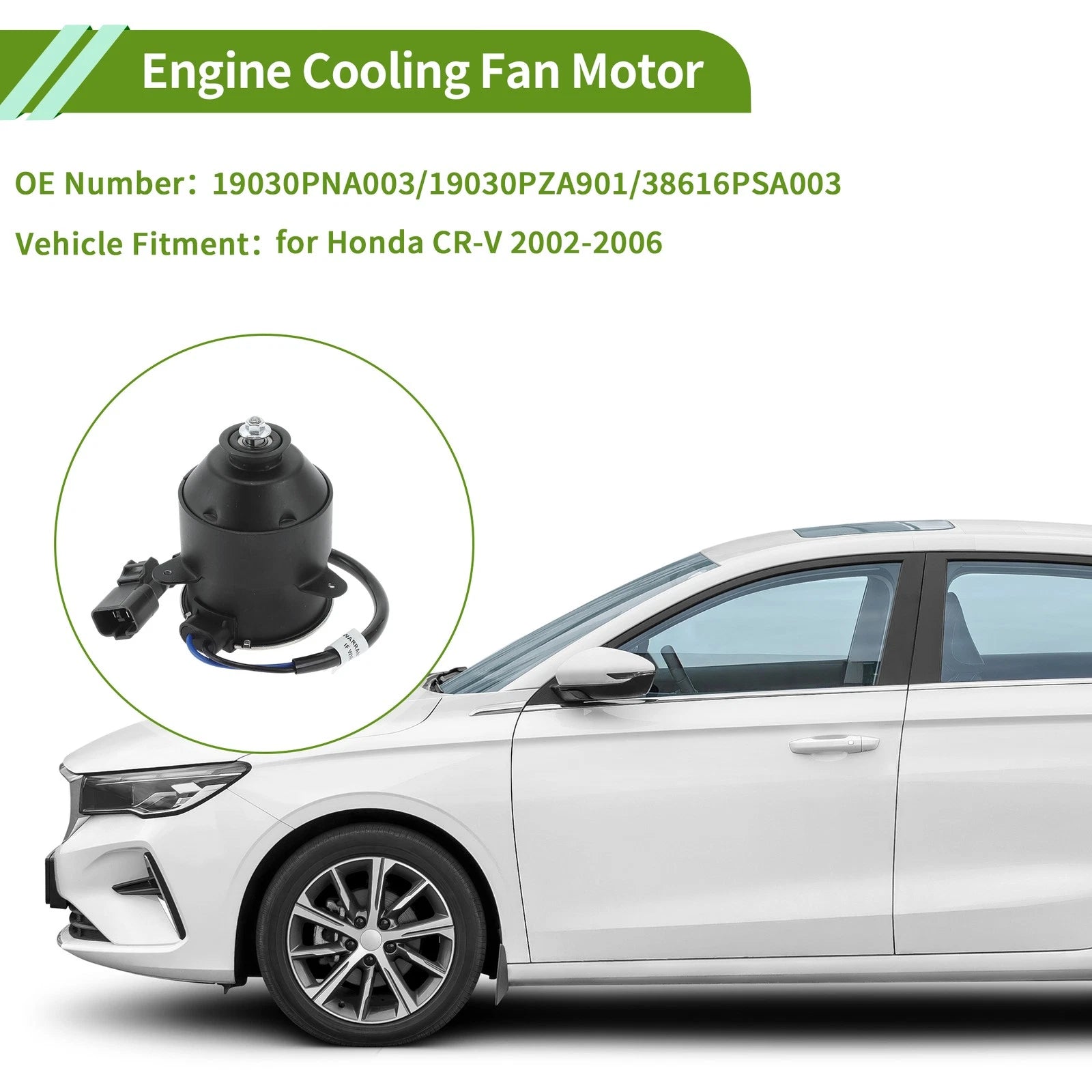 Radiator Fan Motor for Honda CR-V (2002–2006) No. 19030PNA003