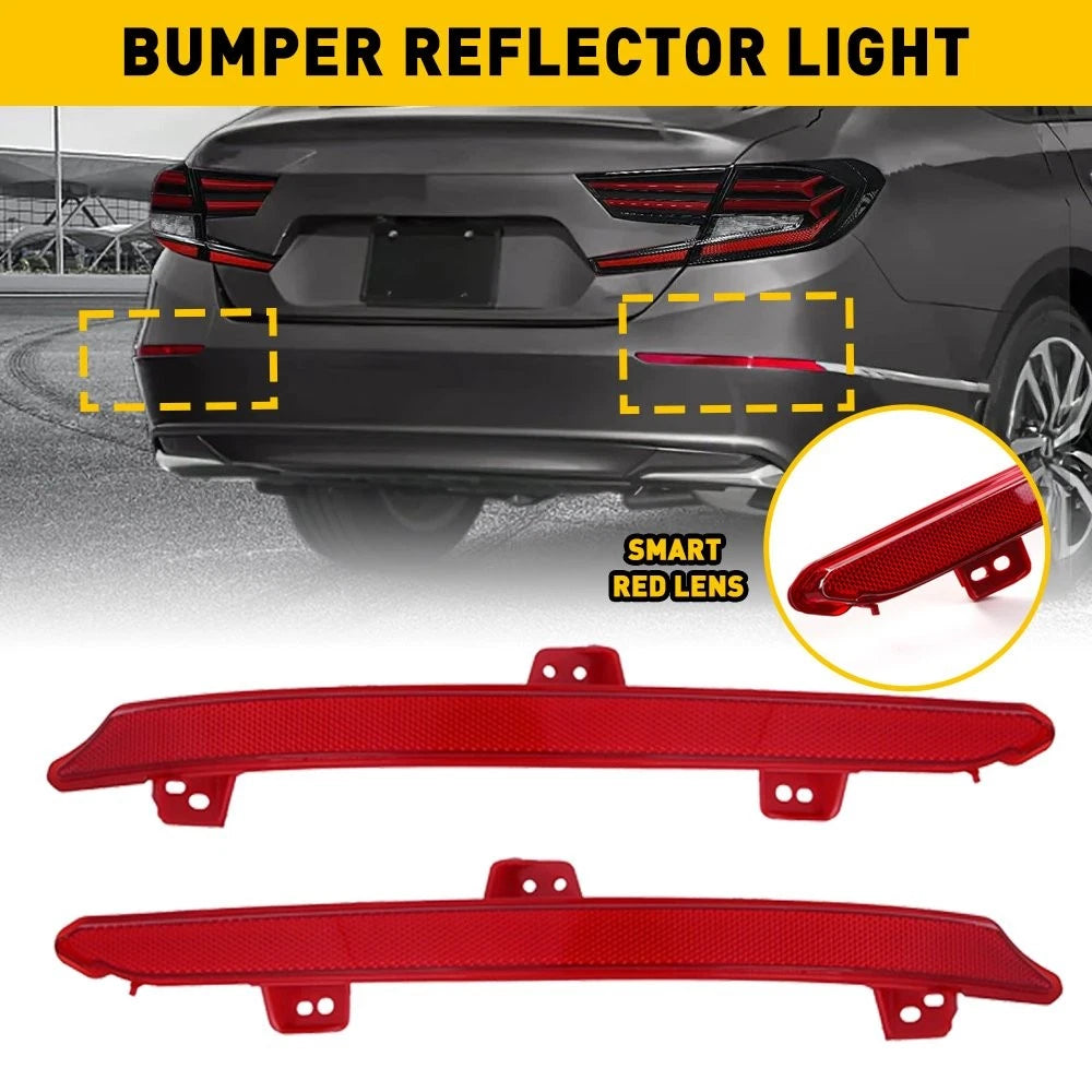 Left Right Side Rear Bumper Light for Honda Accord (2018–2021) Reflector
