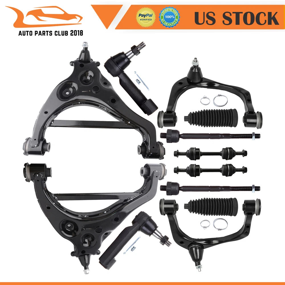 12pcs Front Control Arm with Ball Joints Suspension Kit for Ford F-150 (2015–2017)