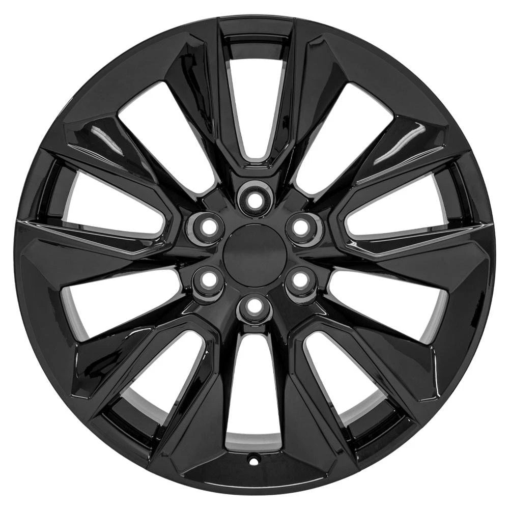 22 Inch Black Wheel Replacement for 2003–2014 Chevy Express 1500
