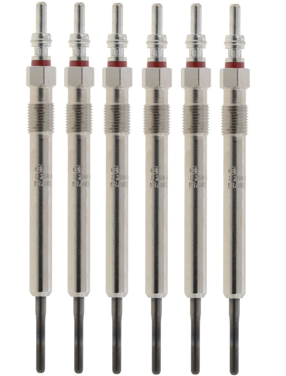 Set of 6 Diesel Glow Plugs for Audi Q7 3.0L V6 (2009–2012)