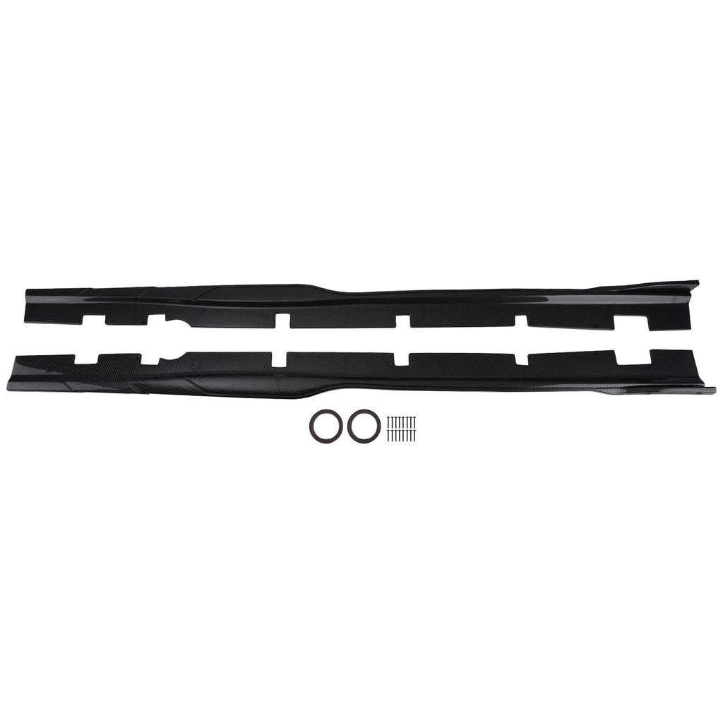 Lower Body Side Skirt Extensions for Dodge Charger (2015–2023) Carbon Look