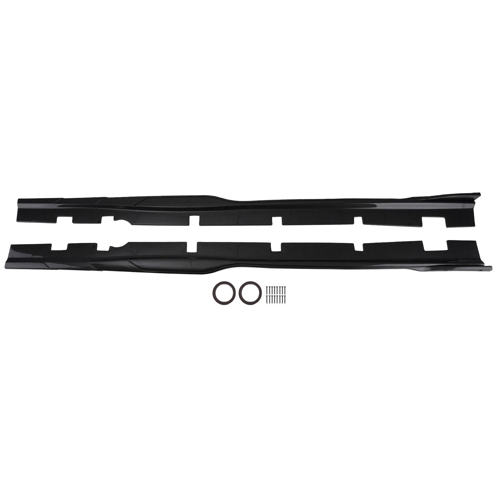 Lower Body Side Skirt Extensions for Dodge Charger (2015–2023) Carbon Look