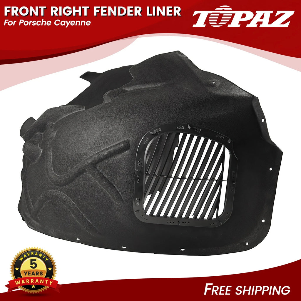 Front Right Fender Liner for Porsche Cayenne (2011–2018)
