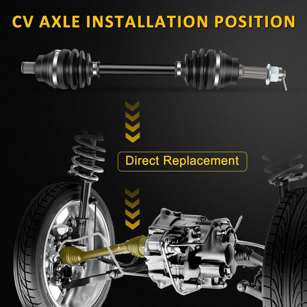 2X Front CV Axle Shaft for Polaris Hawkeye 300, Sportsman 300, 400