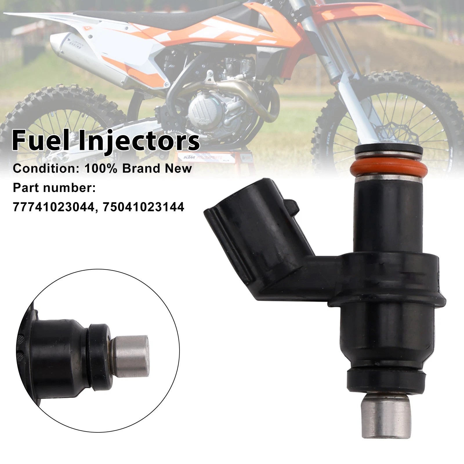 Fuel Injectors 77741023044, 75041023144 for KTM 350 450 500 SXF XCF EXCF EXC