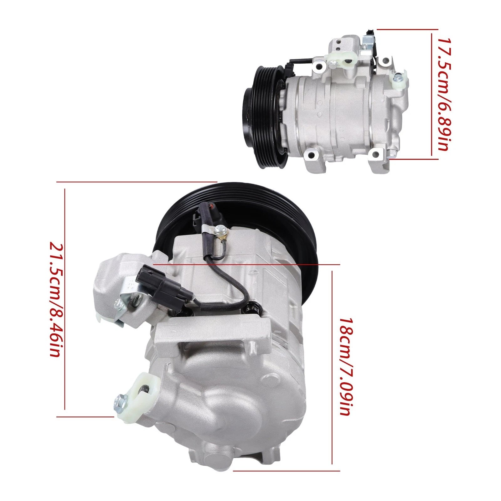 A/C Compressor for Honda Accord (2008–2012) & Acura TL TSX (2009–2014) 3.5L 3.7L V6