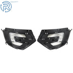 Bumper Fog Light Set w/Bezel for Ford Explorer (2016–2017)