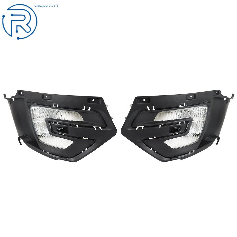 Bumper Fog Light Set w/Bezel for Ford Explorer (2016–2017)