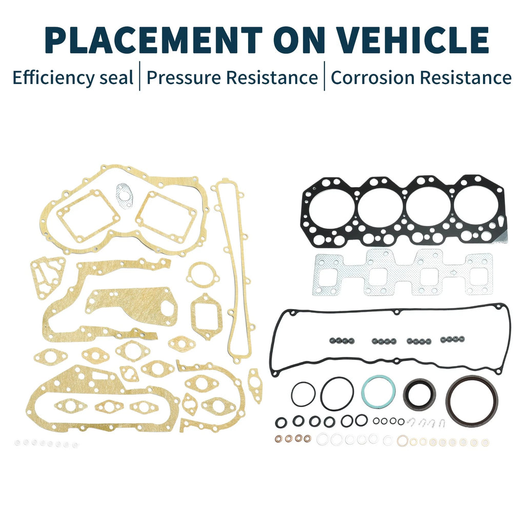 Cylinder Head Gasket Kit No. 411158100 for Toyota 15B (Year Range Not Specified)