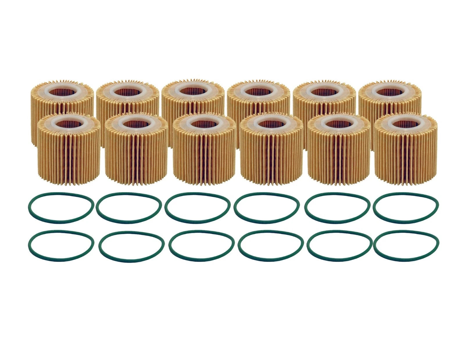 Set of 12 Engine Oil Filters for Lexus Toyota Pontiac Scion L4