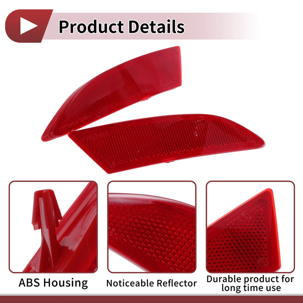 Set of 2 Rear Bumper Reflectors for Ford Focus (2012–2018) No.BM5Z13A565B