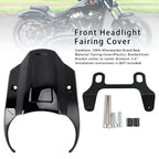 Front Headlight Fairing Cover for Harley Breakout FXBR FXBRS (2018–2024) Black