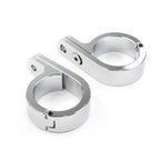 2X Handlebar Mount Clamp Clock for Universal Motorcycle (1.25" Bar)