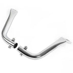 2X Chrome Saddlebag Guard Eliminator Brackets for Harley Touring (1993-2013)