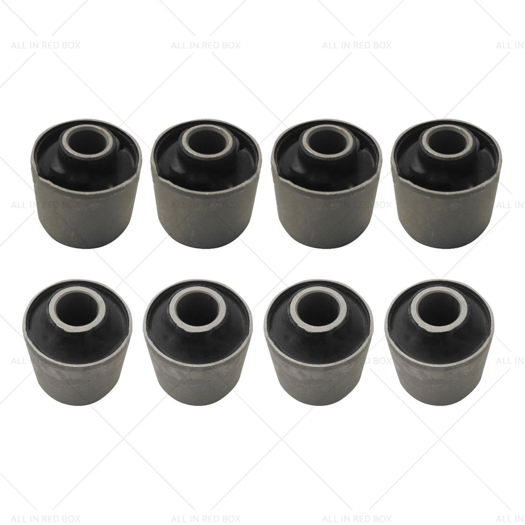 8x Upper & Lower Rear Trailing Arm Bush Kit for Toyota Landcruiser (1990–2007)