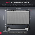 Aluminum Radiator for Honda Civic DX EX 1.8L 2.0L, Acura CSX 2.0L (2006–2011)