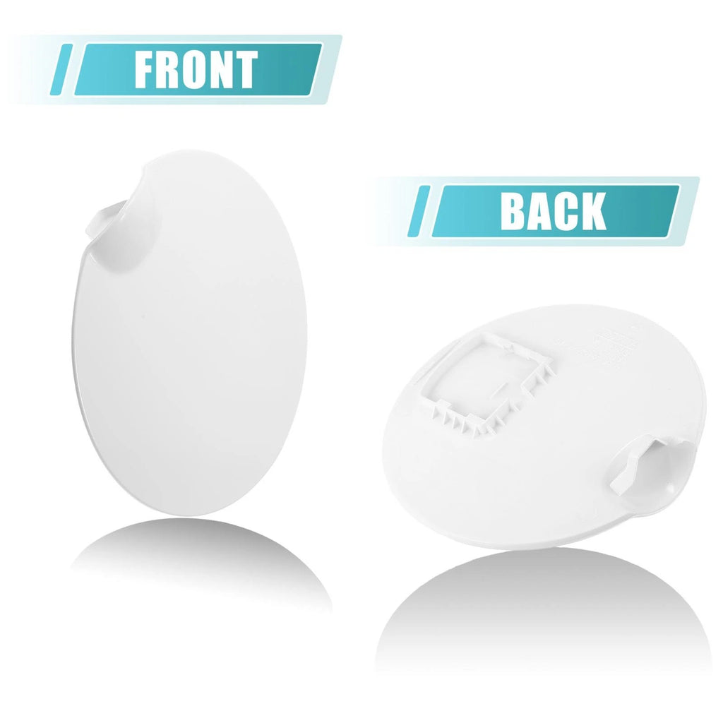 Fuel Gas Tank Filler Lid Door for Ford F-150 (2004–2008) 4L3Z-99405A26-EAA White