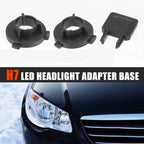 Set of 2 H7 LED Headlight Adapter Bases for Kia K3 (2012–2015)