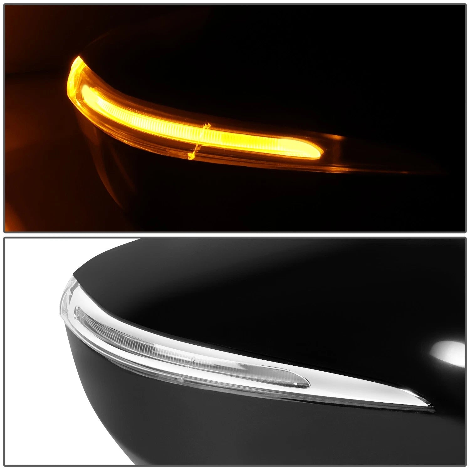 Power Heated Turn Signal Side View Door Mirror Right RH for Santa Fe Sport (2013–2016)