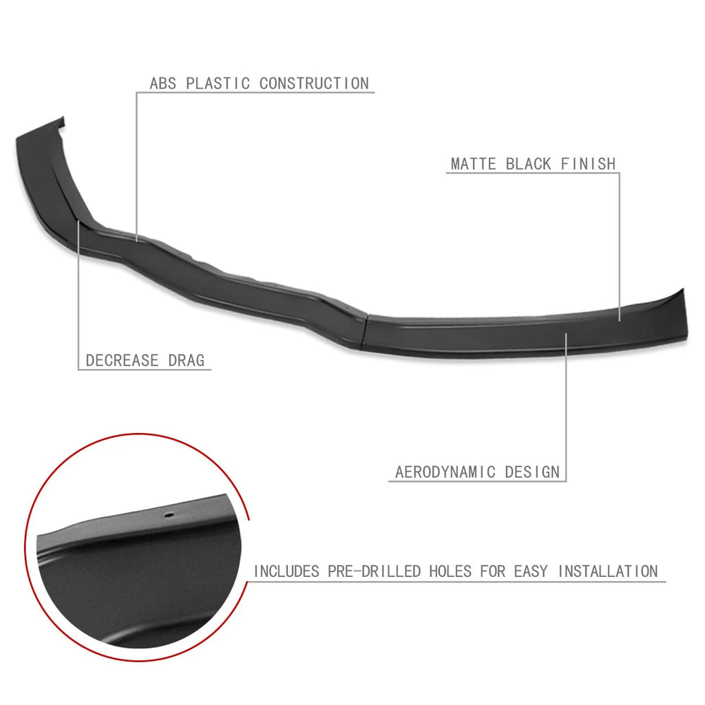 Front Bumper Lip Lower Diffuser Spoiler for Chevy Corvette (2014–2019)