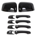 Mirror Covers and Door Handle Covers for Jeep Grand Cherokee/Dodge Durango (2011-2023)