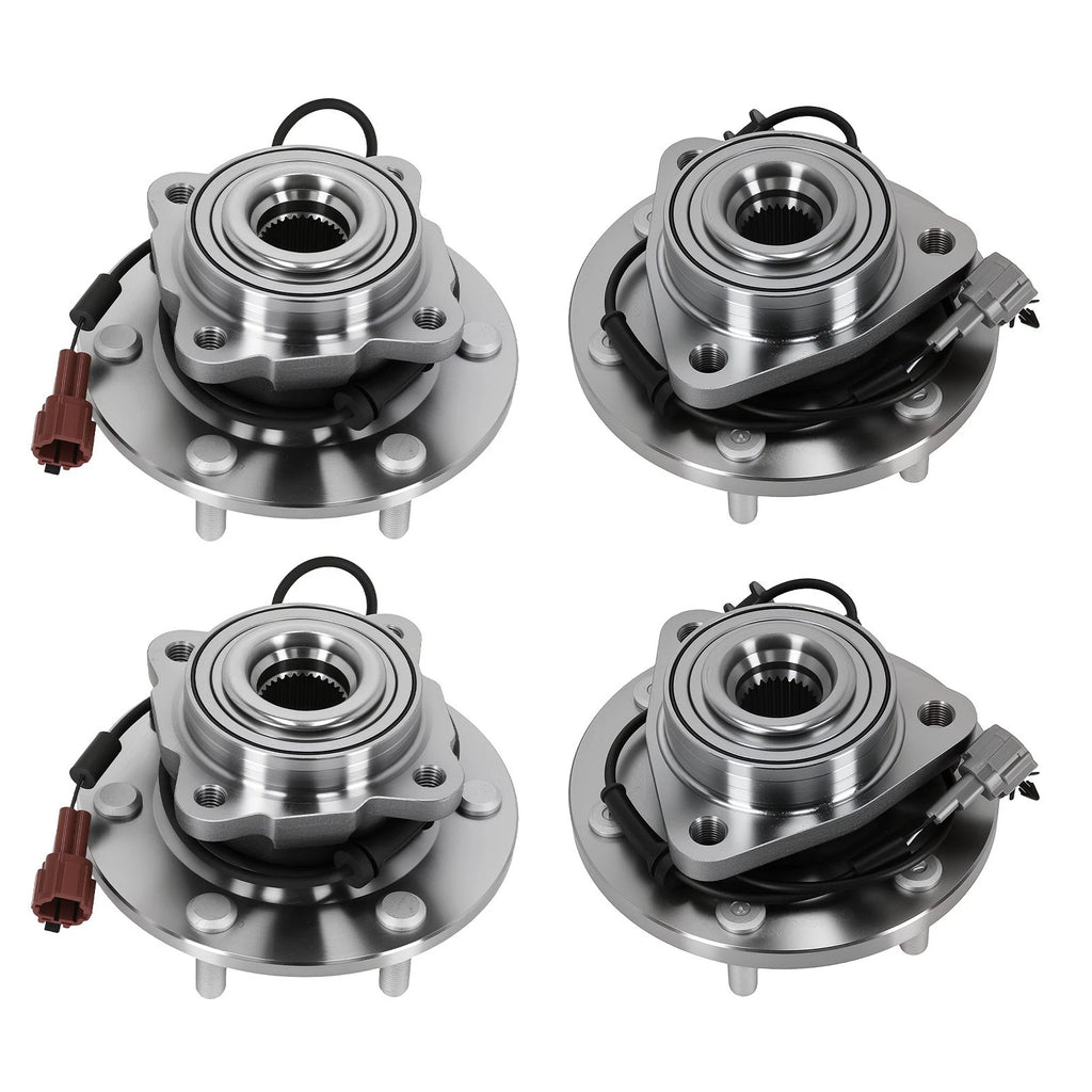 Front Left Wheel Bearing Hub Set for Infiniti QX56 Nissan Armada (2004-2007)