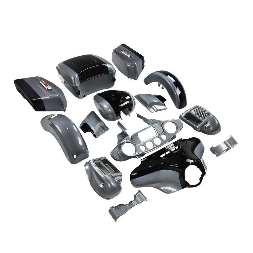 Fairings for Harley Electra Glide (2014–2024) Gauntlet Gray Metallic/Vivid Black