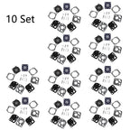 Set of 10 Carburetor Diaphragm Gaskets for Zama RB-29 (Fits RB29)